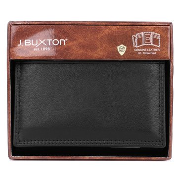 Buxton Men's I.D. RFID Tri-Fold Wallet