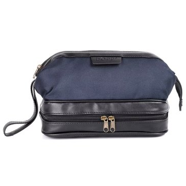 Buxton Men's Dopp Zip Bottom Travel Kit