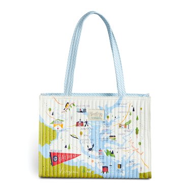 Bay Dreams Quilted Zip Tote