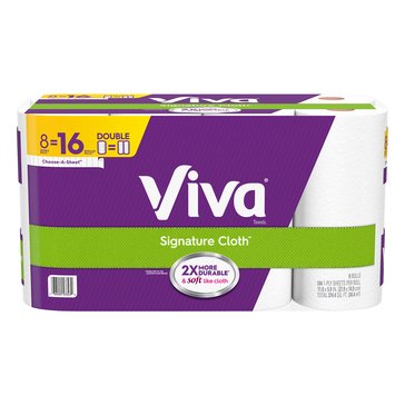 Viva Signature Cloth Choose-A-Sheet Double Roll Paper Towel