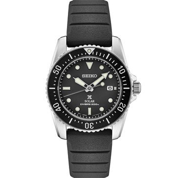 Seiko Prospex Men's Solar Diver Silicone Strap Watch_2/8 buying requested to suppress_ds clx