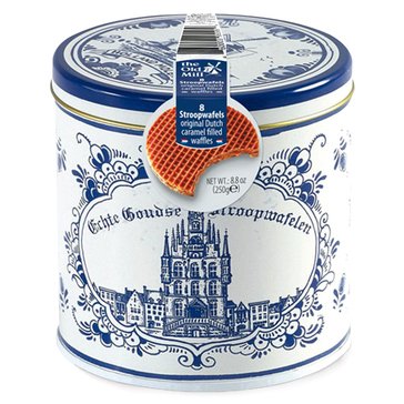 The Old Mill Caramel filled Stroopwafels, 8-Piece