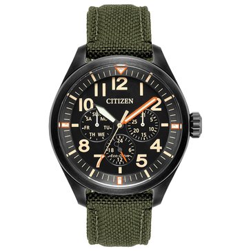 Citizen Eco Drive Men's Garrison Nylon Strap Watch