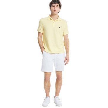 Nautica Men's Solid Pique Polo