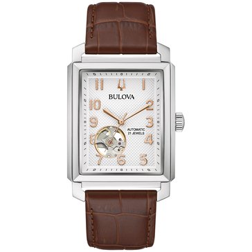 Bulova Automatic Men's Classic Sutton Leather Strap Watch