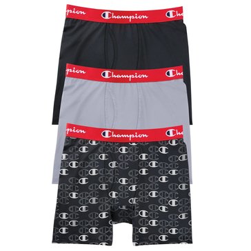 Champion Men's Lightweight Boxer Brief 3 pack