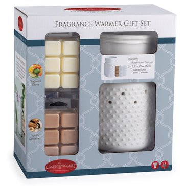 Candle Warmers Vanilla Cinnamon Sugared Citrus Illumination Gift Set