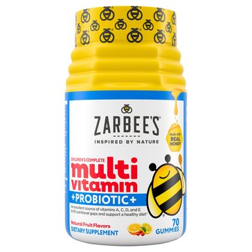 Zarbee's Children's Multi-Vitamin Probiotic + Honey Gummies