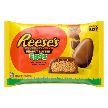 Reese's Snack Size Easter Milk Chocolate & Peanut Butter Eggs, 9.6oz