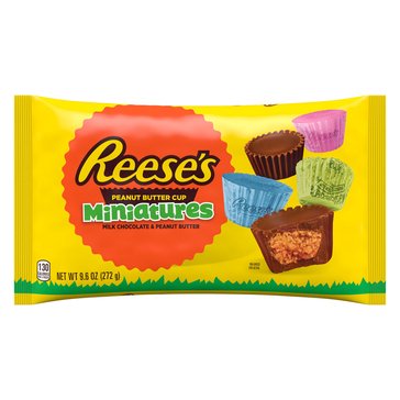 Reese's Easter Miniature Milk Chocolate Peanut Butter Cups, 9.6oz