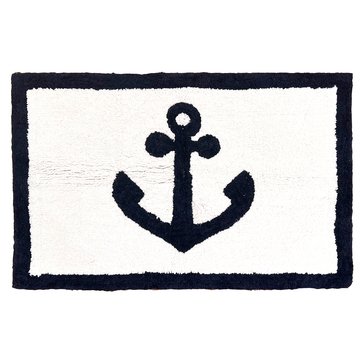 Sam Hedaya Anchors Away 20x30 Bath Rug