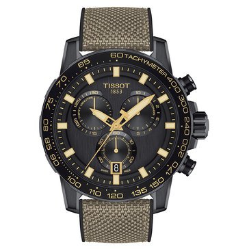Tissot Supersport Chrono Men's Leather Strap Watch