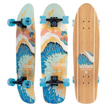 Sector 9 Bamboozler Bora Bora Complete Skateboard