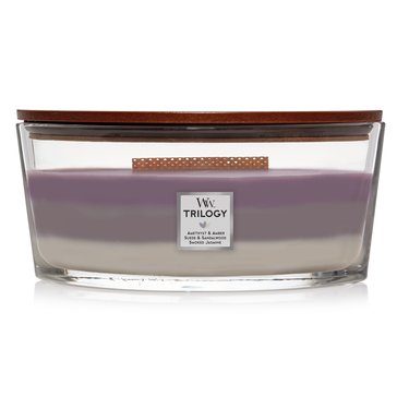 Woodwick Trilogy Ellipse Amethyst Sky Candle