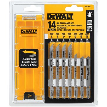 Dewalt 14-Piece TShank Jig Saw Blade Set with Case