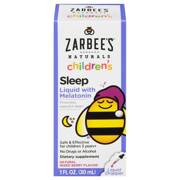 Zarbees Children's 3+ Mixed Berry Sleep Liquid, 1 fl oz
