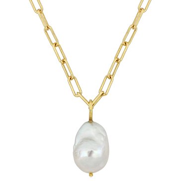 Sofia B. Freshwater Cultured Pearl Oval Link Necklace