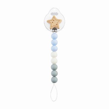 Mudpie Star Wood & Silicone Bead Pacy Clip