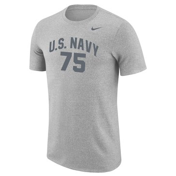 Nike United States Navy 75 Mens Marled Short Sleeve Tee
