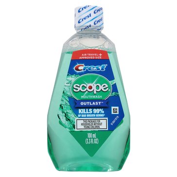 Crest Outlast With Scope Travel Size 3.3oz