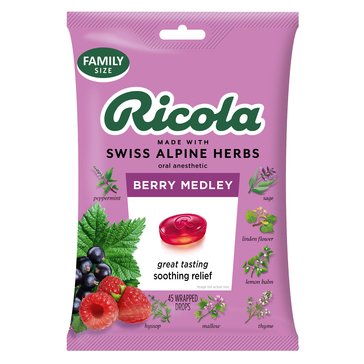 Ricola Berry Medley Cough & Sore Throat Drops