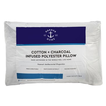 Harbor Home 250 Thread Count Charcoal Pillow