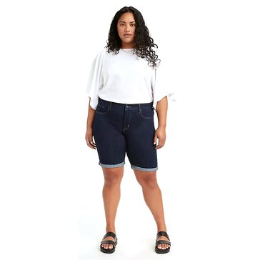 Levi's Women's Shaping Denim Bermuda Shorts (Plus Size)