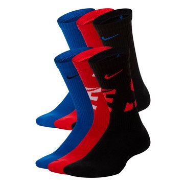 Nike Kids' Everyday Crew Socks 6 Pack