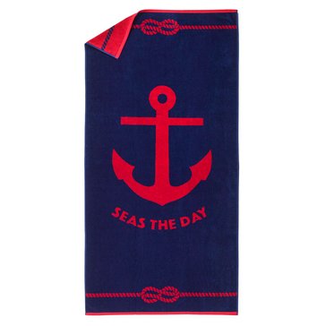 Harbor Home Yarn Dyed Beach Towel Seas the Day