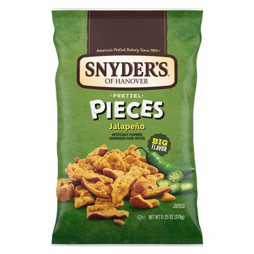 Snyder's of Hanover Jalapeno Pretzels, 11.25oz