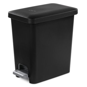 Sterilite 2.7 Gallon Rectangular Step On Wastebasket