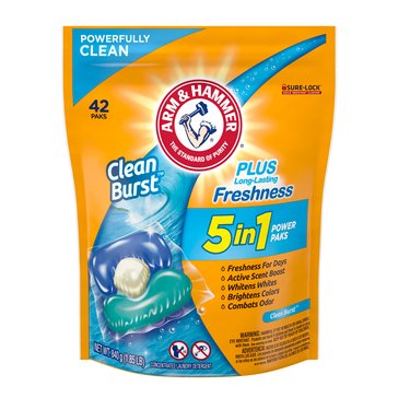 Arm & Hammer 5-In-1 Power Pak, Clean Burst