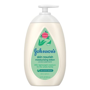 Johnsons Skin Nourish Aloe E Lotion