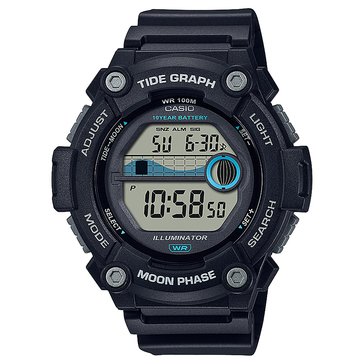 Casio Men's Tide Graph Resin Strap Watch