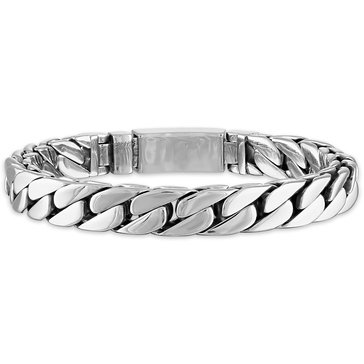 Esquire Men's Heavy Curb Link Bracelet