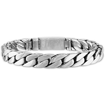 Esquire Men's Heavy Curb Link Bracelet