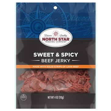 North Star Sweet & Spicy Beef Jerky, 4oz