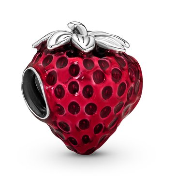 Pandora Seeded Strawberry Fruit Charm