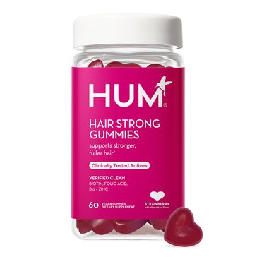 HUM Nutrition Hair Sweet Hair for Stronger Hair Vegan Gummies, 60-count