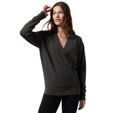 Athleta Women's Purana V-Neck Lifestyle Wrap Sweatshirt