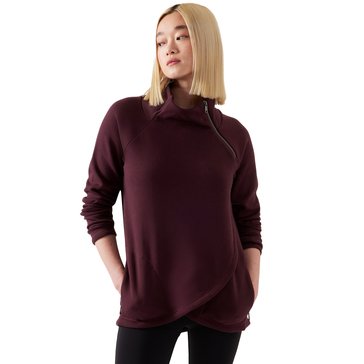 Athleta Women's Cozy Karma Asymetrical Lifestyle Pullover