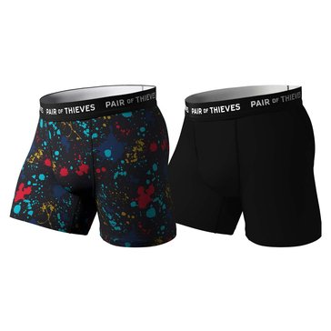 Pair of Thieves Men's Super Fit 2-Pack Solid Boxer Briefs