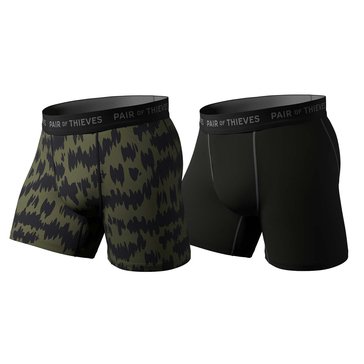 Pair of Thieves Men's Super Fit 2-Pack Seismo Camo Boxer Briefs