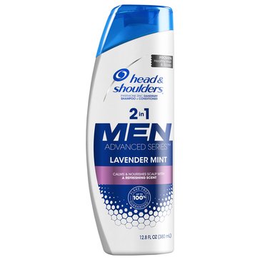 Head & Shoulders Lavender Mint Dandruff 2 in 1 Shampoo and Conditioner 12.8oz