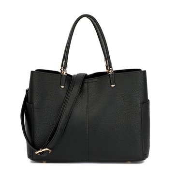 Side Pockets Small Satchel