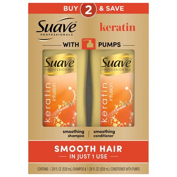 Suave Professionals Keratin Shampoo And Conditioner 2pack