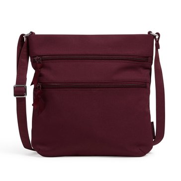 Vera Bradley Mulled Wine Triple Zip Hipster