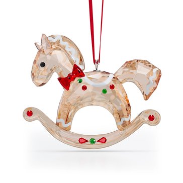 Swarovski Holiday Cheers Rocking Horse Ornament