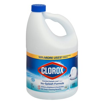 Clorox Bleach  Splash-less Concentrated Liquid, Clean Linen