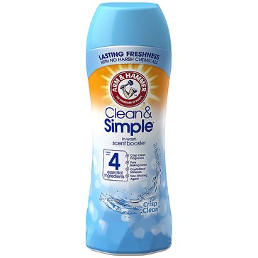 Arm & Hammer Clean and Simple Scent Booster, Crisp Clean